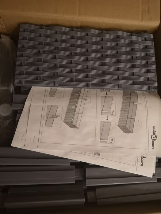 Nowa donica do podwyższonej  rabaty vidalx szara 120 cm