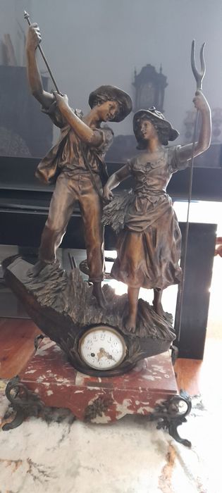 Relógio bronze  antigo