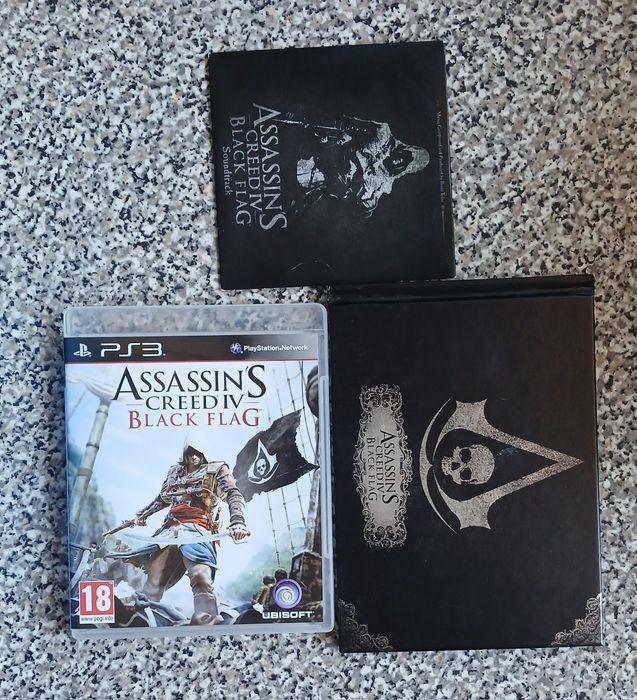Assassins creed 4 black flag+extras playstation 3