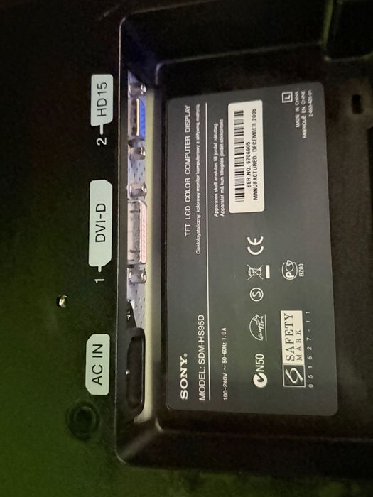 Monitor Sony como novo