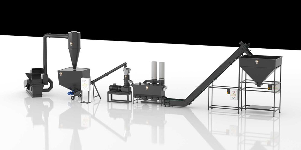 Linia do produkcji peletu do  400kg/h