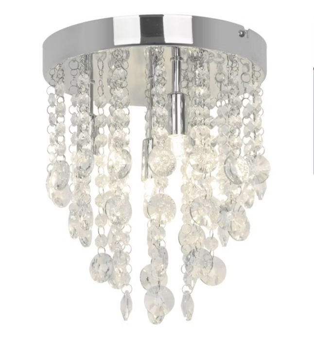 Lampa sufitowa kryształowa