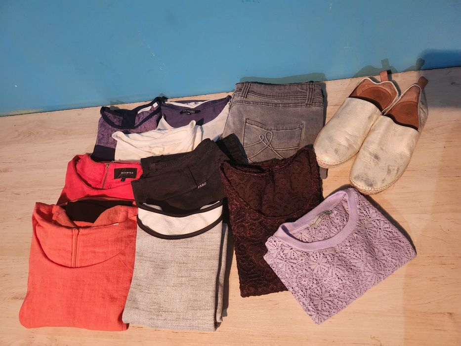 Paka markowych ubran damskich XL