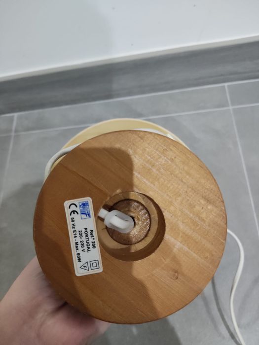 Candeeiro de mesinha de cabeceira