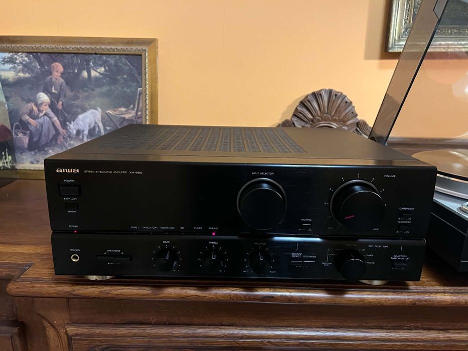 Potężny wzmacniacz Aiwa XA-950Z, topowy model, bardzo mocny
