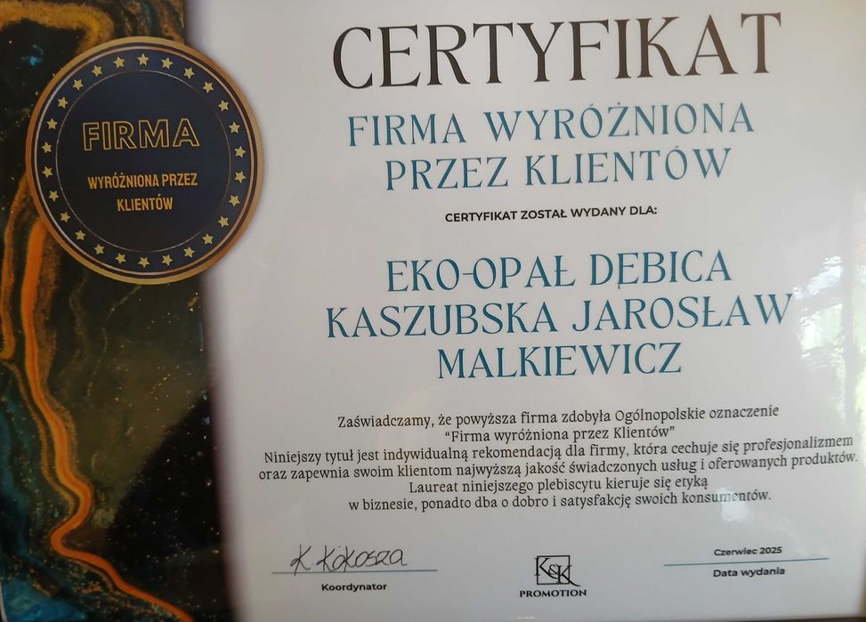 Pellet, Brykiet, węgiel Dowozimy,  Eko-Opał
