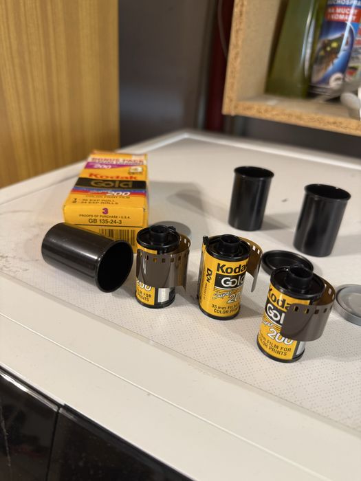 Klisze do aparatu Kodak USA stare lata 90 te, Nieużywane