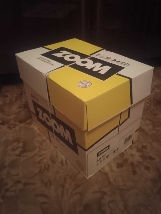 Офісний папір А4, 80г/м, 500л, ящик 5 пачок
