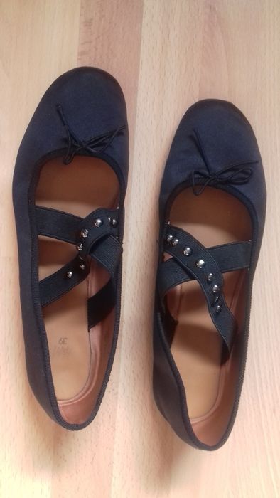 Baleriny balerinki czarne H&M 39