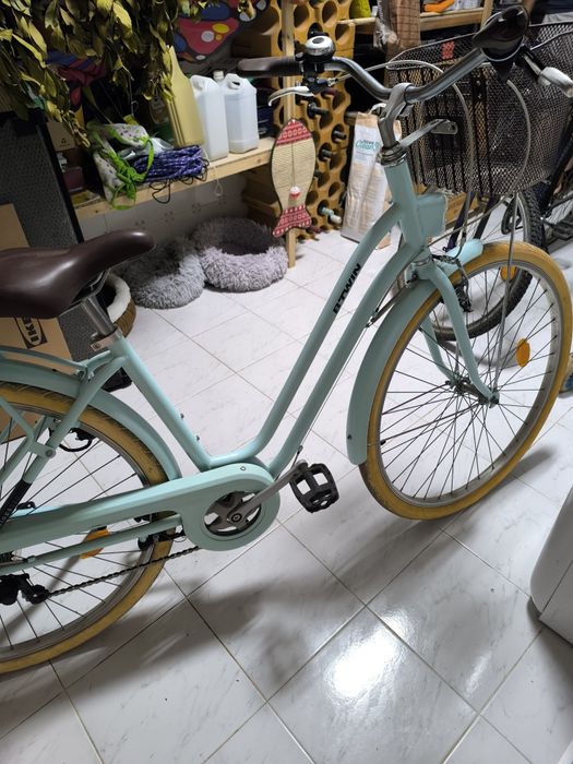 Bicicleta elops verde roda 28 em excelente estado
