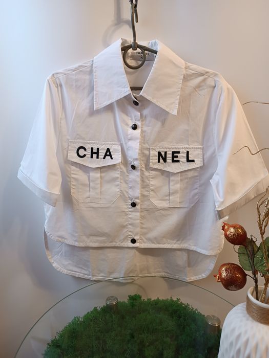 Брендова блуза . Chanel.  Р 46-48 Оверсайз