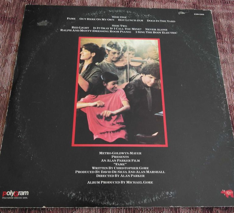 vinil: V/A “Fame - The original soundtrack from the motion picture”