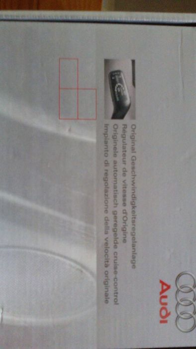 Cruise control Audi A3 novo