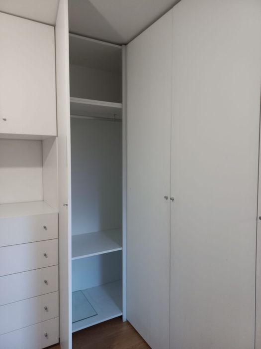 [RESERVADO] Armário em L branco quarto