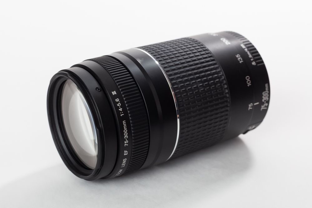 Canon EF 75-300 f4.0-5.6 III + бленда