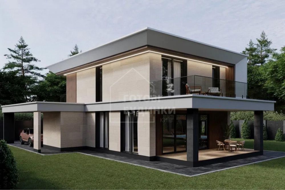 Продаж сучасного будинку в Ходосівці. Газ. Навіс. 20 хв до центру