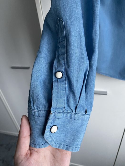 Niebieska elegancka koszula męska Calvin Klein CK