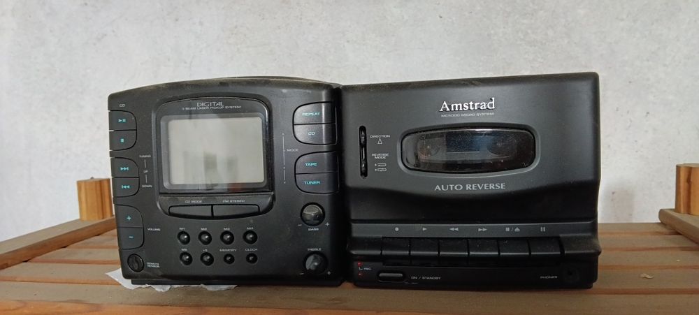 Aparelhagem CD radio cassetes