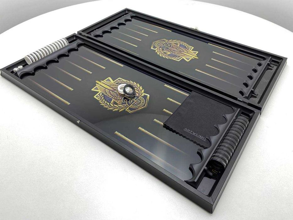 Нарди "Військовий корабель поштова марка". Подарунок чоловікові!