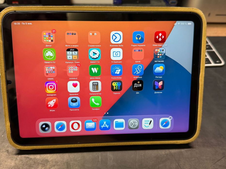 Планшет Apple iPad mini 6 256GB WI-FI+LTE 5G Space Gray