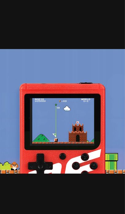 Mini konsola 3” do gier Retro przenośna 400 gier 8 I 16 Bit bitowych