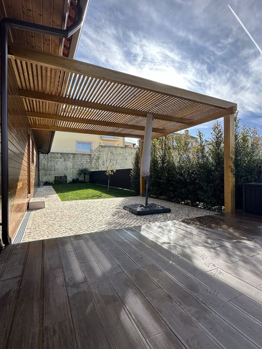 Pérgulas em madeira. Instalamos em todo o país