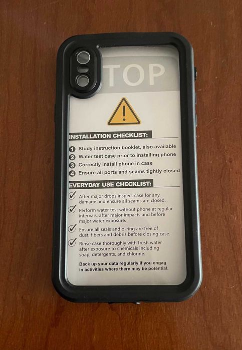 Capa a prova de água iPhone XS