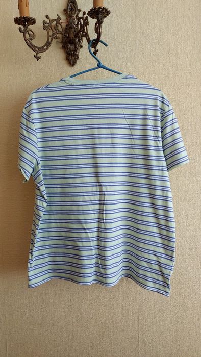 Koszulka T-shirt męski chłopięcy zielony granatowy 170 L Tu