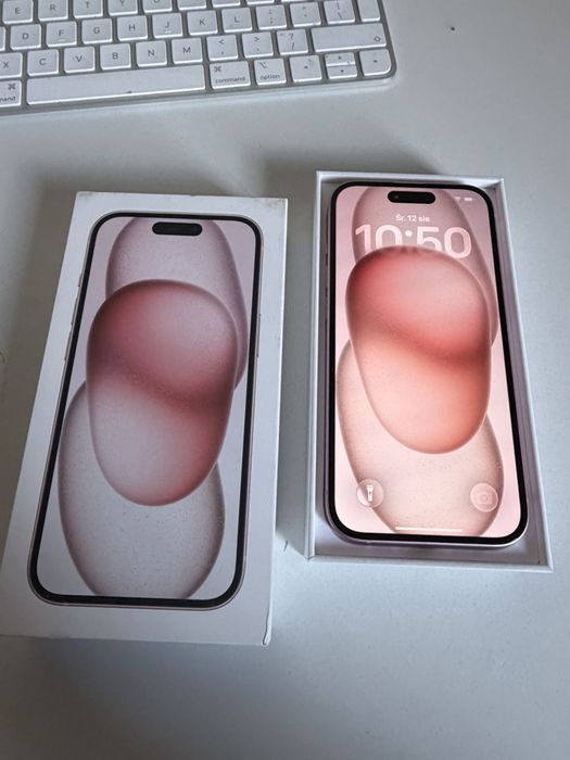 iPhone 15 128gb Pink Bateria 100% Idealny
