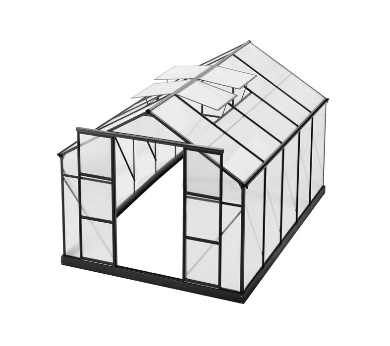 Szklarnia ogrodowa aluminiowa – 9 m2 – Model GARDEN 3