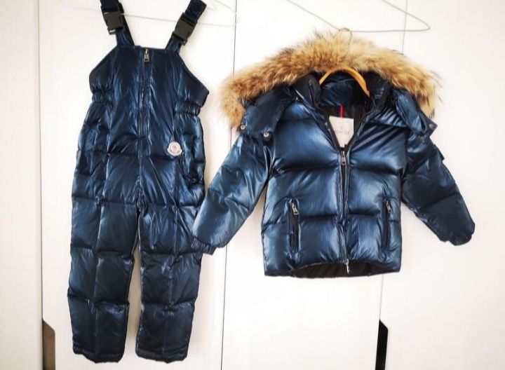 Дитячий зимовий комбінезон Moncler