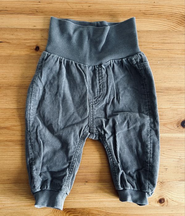 Elegancki zestaw dla chłopca Zara Mini 68 Szara koszula i spodenki