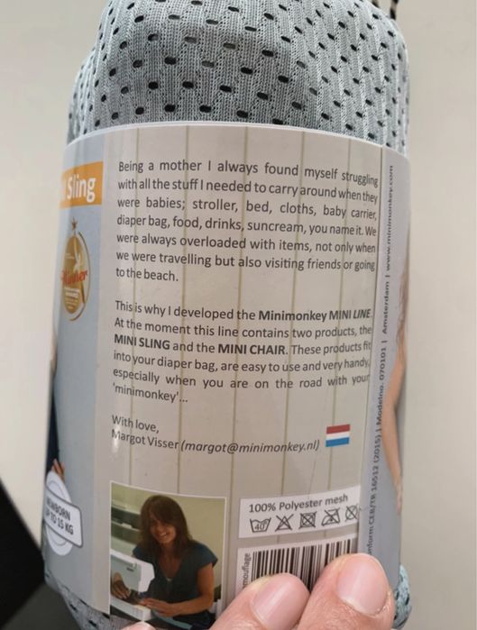 Minimonkey Mini Sling Camuflado / babywearing