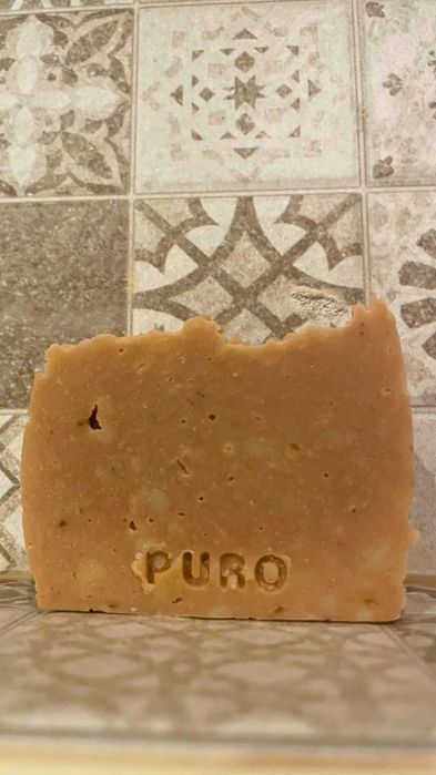 Sabonete Natural de Argila Rosa e Leite de Aveia