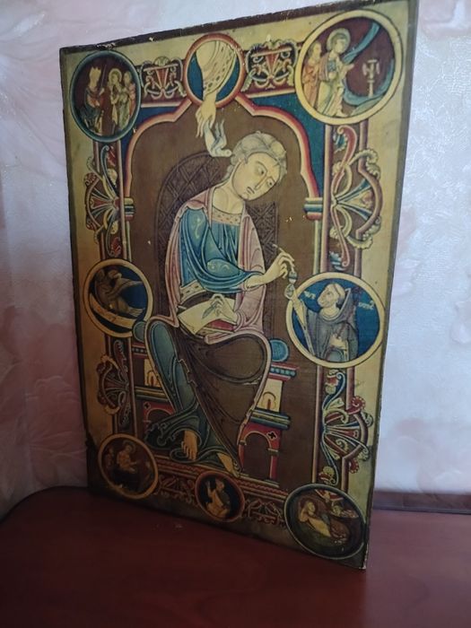 Ікони на дошці церковний сюжет.