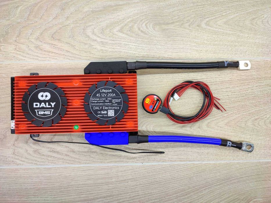 Плата Smart BMS Daly 4S 12 вольт 200А с Bluetooth