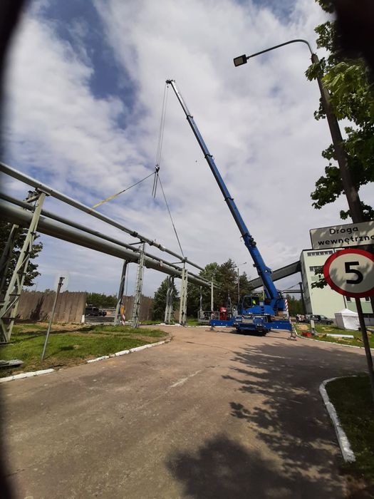 Usługi dźwigowe, dźwig, żuraw, 40t, 70t