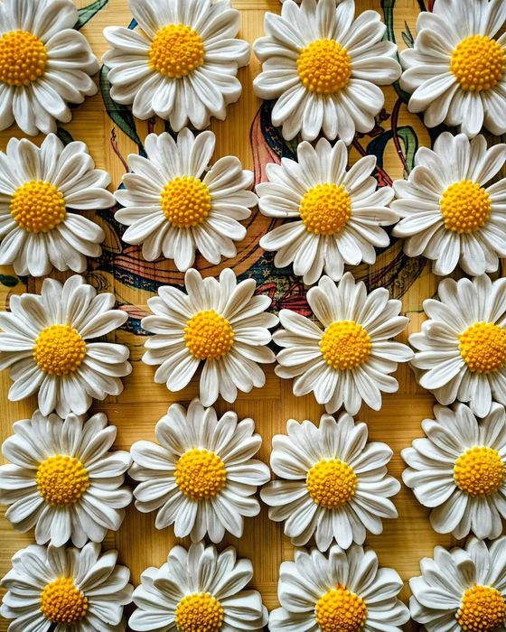 Lembrança MARGARIDAS: Ambientador em forma de Flor