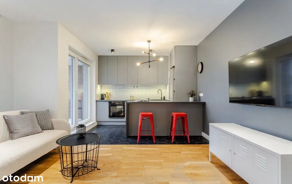 Urokliwe 2 pokoje na WILDZIE na ZAMKNIĘTYM osiedlu z miejscem postojow