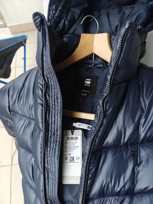 Nowa piękna kurtka z kapturem płaszcz damski G-star Raw M zimowa CK mk