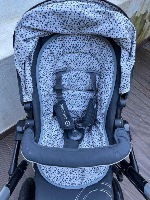Carrinho trio neo concord com isofix