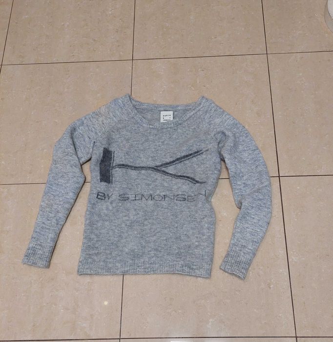 Moherowy sweter Karen by Simonsen r S 36 wełna moher