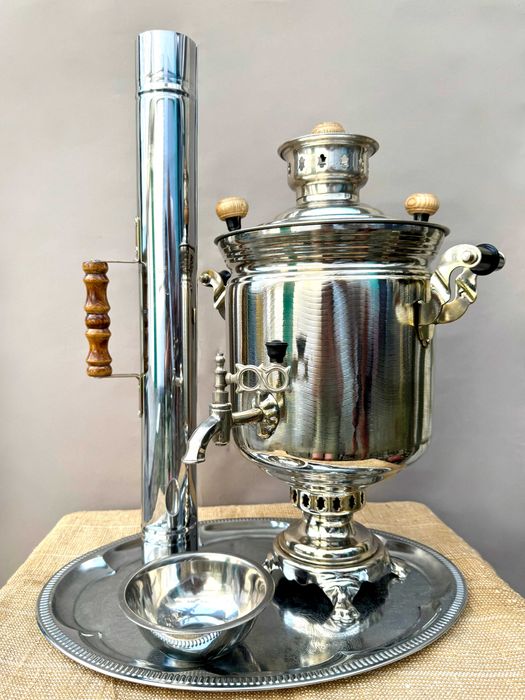 Самовар на дровах ТУЛА зшв  с трубой  5 и 7 литров