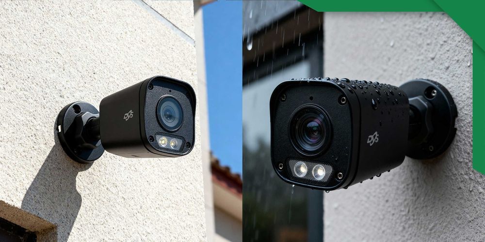 Kamery zewnętrzne PoE 8Mpx 4K 4 sztuki mikrofon kolor w nocy dom sklep