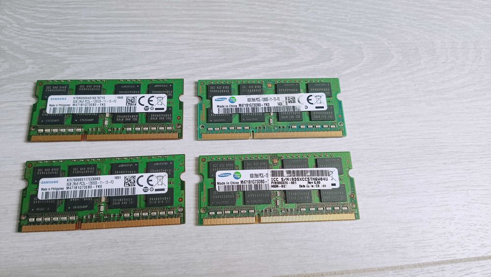 SODIMM Оперативная память 8gb SAMSUNG DDR3-1600 PC3-12800 1.35/1.5v