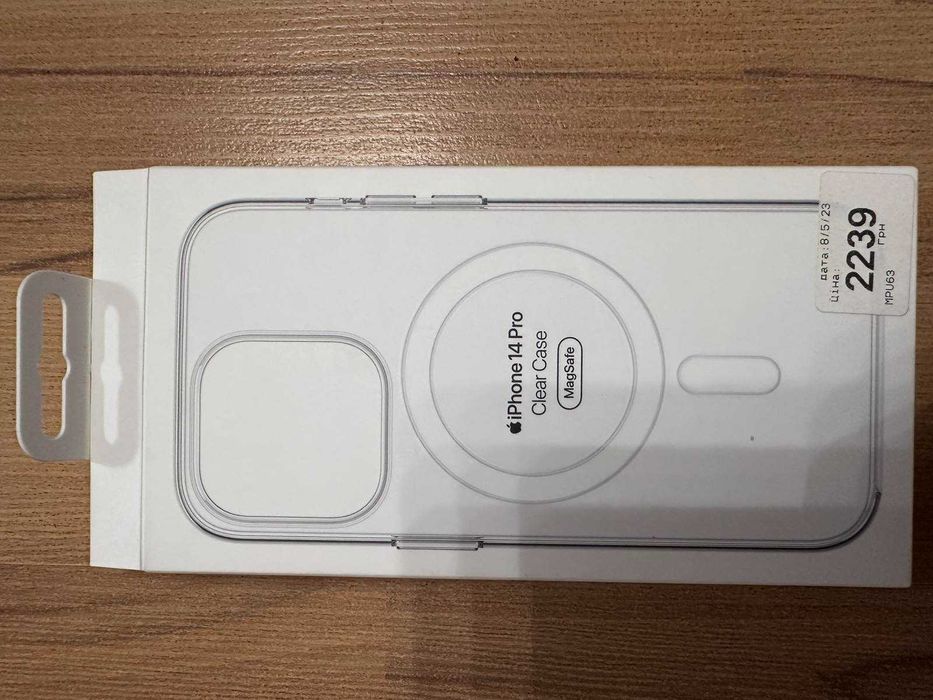 Оригінальний Apple Clear Case з MagSafe для iPhone 14 Pro(Новий, оригінал).