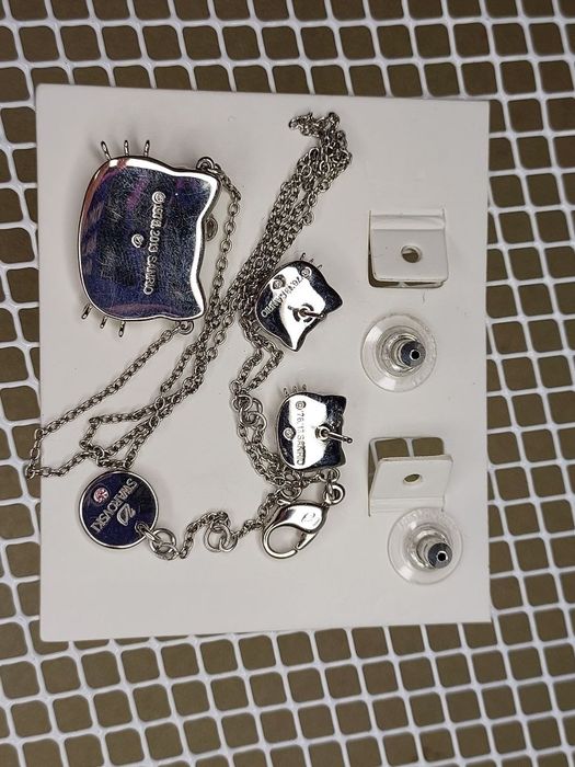 Комплект оригінал Swarovski / Сваровські  | Лімітована Hello Kitty