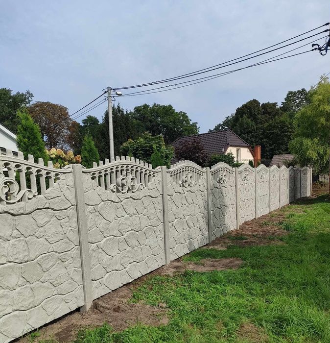 Ogrodzenia, płoty betonowe