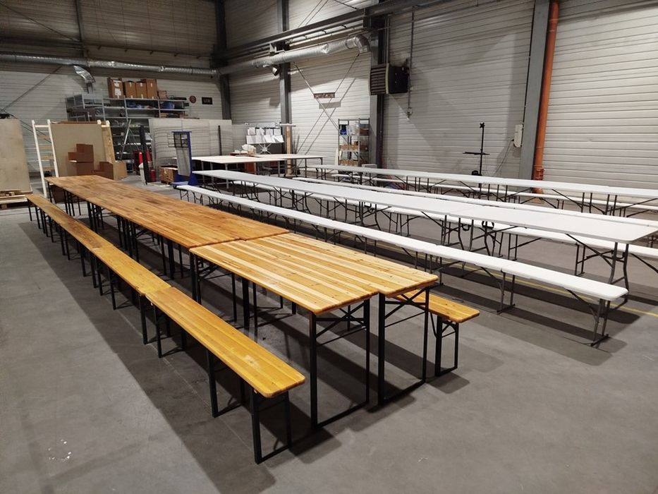 Wynajem stoły, ławki, krzesła imprezowe cateringowe