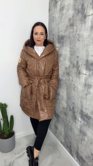 Kurtka Lola Bianka jesienno wiosenna camel